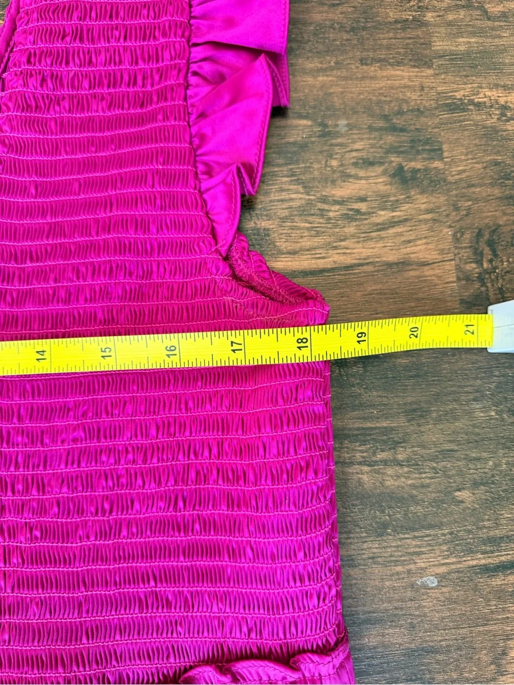 Natural Life Olivia Magenta Smocked Maxi Dress Sz L Boho Chic NWT - Picture 10 of 12